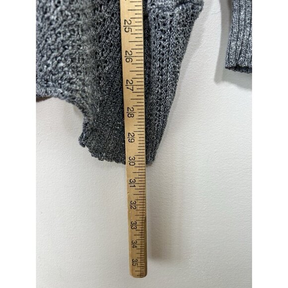 Torrid Women’s Open Front Knit Light Weight Cardigan Sweater Gray Size 1 - Picture 6 of 8